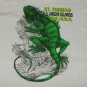 vintage lizard Iguana Virgin Island Souvenir t shirt L reptile snake gecko