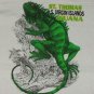 vintage lizard Iguana Virgin Island Souvenir t shirt L reptile snake gecko