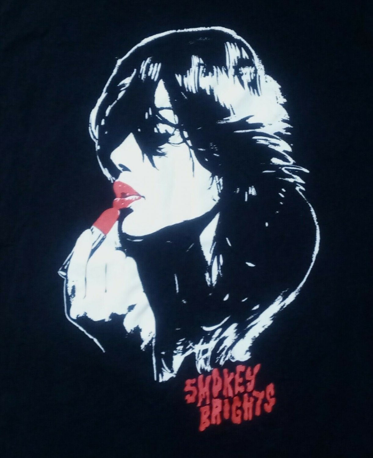 Seattle alt indie rock pop band Smokey Brights t shirt M Concert tour