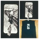 Vintage The Scream Bicycle Bike t shirt L large