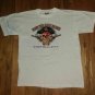 vintage Pirate Crossbones Pistol bad to bone t shirt XL souvenir ocean BVI
