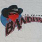 Vintage Defunct Las Vegas Bandits Basketball IBL rare t shirt M