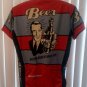 Beer Give Brain Night Off funny Bicycle Cycling Jersey M bike tour de france