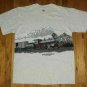 vintage single stitch Train Railroad Sacramento t shirt L locomotive