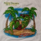 vintage Puerto Vallarta Later Gator Souvenir t shirt XL NEW nwot Deadstock thin