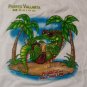 vintage Puerto Vallarta Later Gator Souvenir t shirt XL NEW nwot Deadstock thin