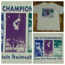 vintage 90s Oregon State Beavers Pac 10 Women Gymnastics Championship t shirt XL
