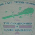 vintage 80s 1986 WIMBLEDON Tennis Championship Classic t shirt single stitch