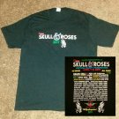 Grateful Dead Concert Tribute Skull and Roses t shirt XL classic guitar rock