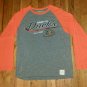 Anaheim Ducks Hockey Team vintage style jersey t shirt L cot/poly retro brand