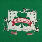 vintage 80s single stitch Budweiser Beer Irish Shamrocks MDA t shirt XL 50/50