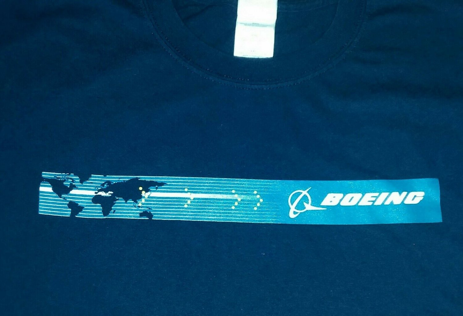 Boeing Logo Space aerospace t shirt 2XL jet plane high tech