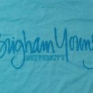vintage 80s Single Stitch Brigham Young BYU Cougars t shirt L 50/50 Velva Sheen