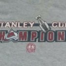 vintage Colorado Avalanche Stanley Cup Champions NHL Hockey t shirt XL Broncos