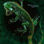 vintage Lizard Puerto Vallarta tie dye t shirt Small reptile snake animal Mexico
