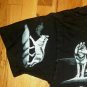 Snow White Wolf Mountain animal dog t shirt L tie dye outdoor artic