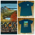 Rocky Mountain Park Since 1915 t shirt M autumn leaves outdoor forest hiking