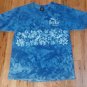 vintage Gecko Hawaii Flowers Lizard tie dye t shirt L Belton tag