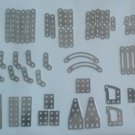 Schylling Steel Works Mechanical Multi-Model Parts Straights Angles Curve Parts
