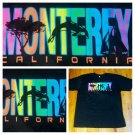 Monterey California Orca Sailboat Rainbow Fade t shirt XL souvenir ocean beach