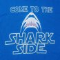 Star Wars Jaws Parody Come to the Shark Side rare blue t shirt Darth Vader