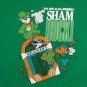 vintage 80s single stitch St Patricks Day Sham Rock Hip to be Green t shirt XL