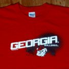 Georgia Bulldogs Football College t shirt L new nwot basketball baseball
