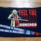 Star Wars Yoda Feel the Force Gonzaga Bulldogs t shirt and Lanyard XL Basketball