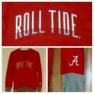 Alabama Crimson Tide Roll Football College Sweatshirt M NEW slim fit basketball