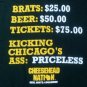vintage Green Bay Packers Cheesehead Nation Beer Brats t shirt L Aaron Rogers