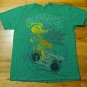 Mickey Mouse Graffiti Donald Duck Ghetto Blaster 2 t shirt lot L 60/40 disney