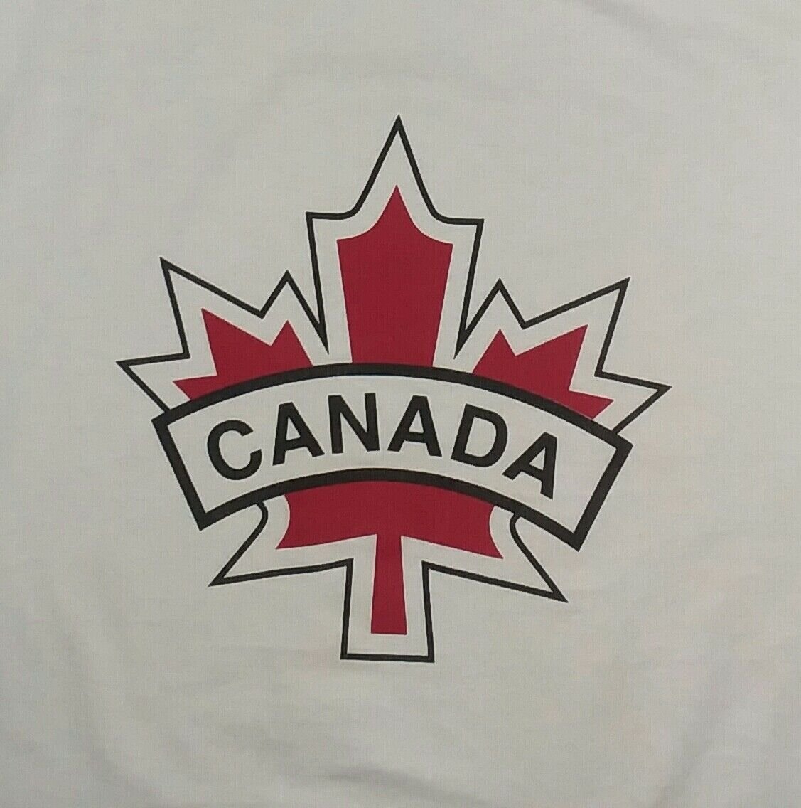 vintage Canada Maple Leaf Souvenir t shirt L 50/50 toronto hockey Montreal