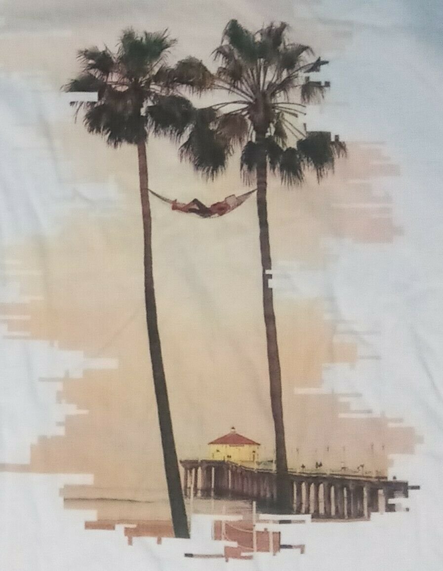 new Marvel Spiderman Hammock Malibu Living Photo Art t shirt XS Small Avengers