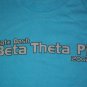 funny COLLEGE FRAT SIZE DOES MATTER FISH blue t shirt 2XL party beer