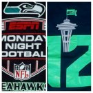 rare Seattle Seahawks MNF 12th Fan Space Needle t shirt Small NFL football