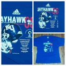 Kansas JayHawks Ready for Game Day t shirt XL NEW nwot college football
