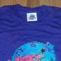 Planet Hollywood Las Vegas purple t shirt M Medium rock n roll Arnold terminator