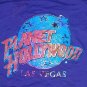 Planet Hollywood Las Vegas purple t shirt M Medium rock n roll Arnold terminator