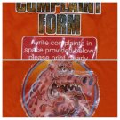vintage 70s Complaint Form Born In Barn t shirt M 50/50 funny heat transfer