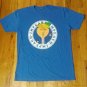 Impeach Trump peach head funny t shirt M new nwot blue