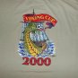 vintage Sea Dragon Viking Ship Soccer Cup t shirt L Seattle Seahawks Kracken