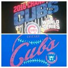 Chicago Cubs World Series 2 t shirt lot M NEW bulls bears Blackhawks Baseball