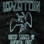 Led Zeppelin Rolling Stones Concert 2 t shirt lot Small Jimi Hendrix classic rok