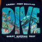 Australia Great Barrier Reef Dive Turtle souvenir tank top muscle shirt L ocean