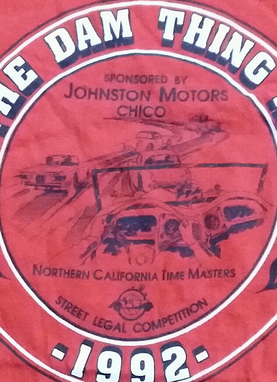 vintage 90s single stitch California Street Legal Race t shirt XL Chevy Ford