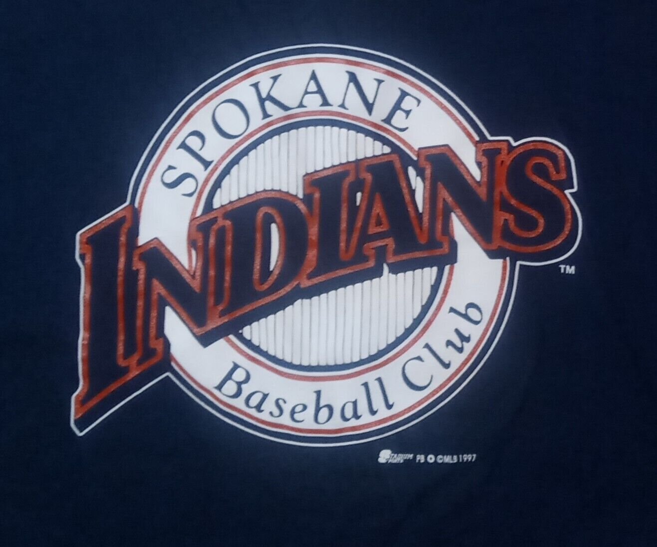 vintage 90s Spokane Indians Minor league Baseball t shirt XL Colorado Rockies