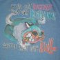 vintage 80s single stitch t shirt M COW BRILLANCE BULL 50/50 funny animal
