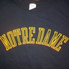 vintage single stitch Notre Dame Fighting Irish blue t shirt college football