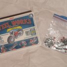 Schylling Steel Works 5 Model Set Motorcycle Robot with extra screws nuts bolts