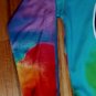 Alien Ying Yang Psychedelic Rainbow Tie Dye Sweatshirt shirt M UFO hippie ganja
